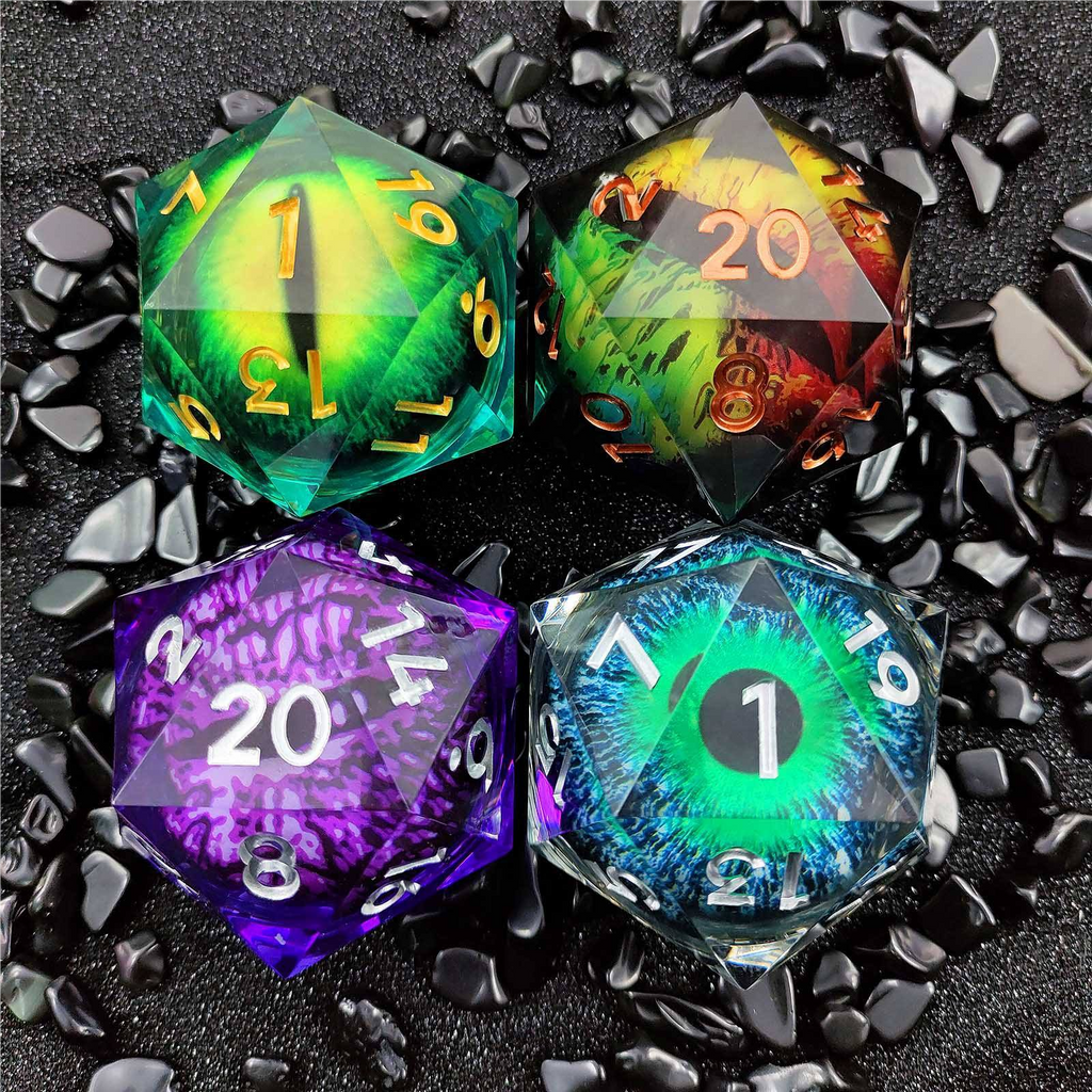 DND Dice Large Size Dice 50MM Resin Dice D20