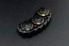 Dragon Spine, Black finish, D4/D6/D8 side. Original product photograph.