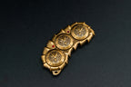 Dragon Spine, Gold finish, D4/D6/D8 side. Original product photograph.